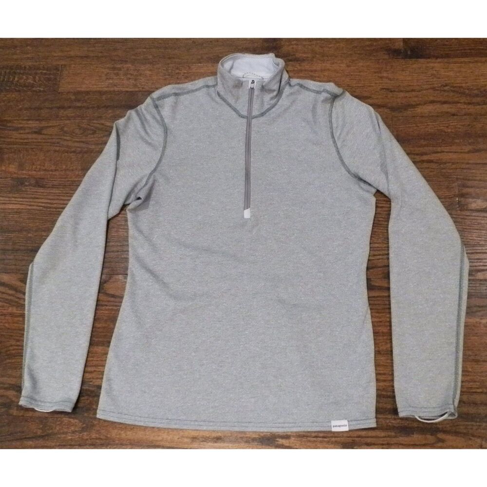 Patagonia Grey Capilene 3 Midweight Top Women's Size Small
